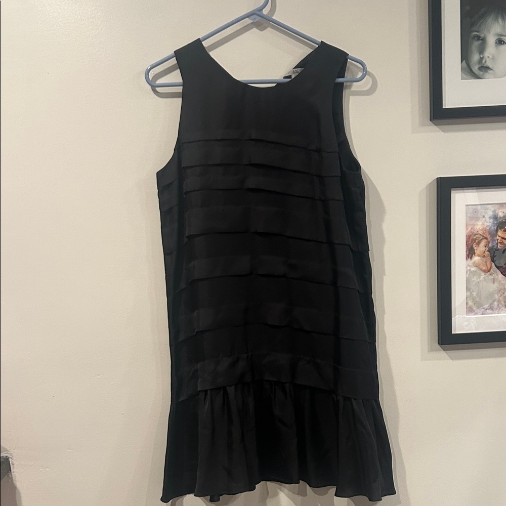 Zac Posen Black Tiered Mini Dress